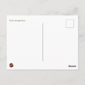 クリスマスファンシー飾りカード ポストカード (裏面)