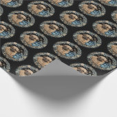 クリスマスファンタジーパグ ラッピングペーパー (角)