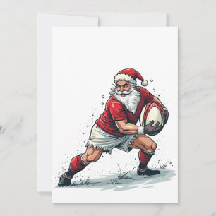 クリスマスファンタジーフットボール サンタクロースプレーイング 招待状