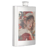 クリスマスファンタジー:ロマンチックな休日クラシックのフラスコ フラスク (右)