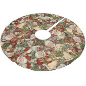 クリスマスファーザー コラージュ  ブラシ ポリエステル ツリー S ブラッシュドポリエステルツリースカート (アングル)