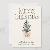 クリスマスファームハウスの写真 シーズンカード (正面)