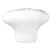 クリスマスファームハウスレッドトラック セラミックノブ (側面)