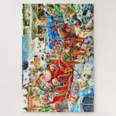 クリスマスファームホリデー応援 ジグソーパズル (縦)