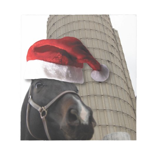 クリスマスファームホース ノートパッド (正面)