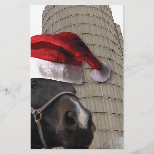 クリスマスファームホース 便箋 (正面)