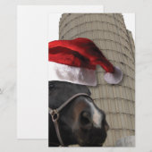 クリスマスファームホース 便箋 (正面/裏面)