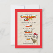 クリスマスファーリーメルカートパーティの招待状 招待状 (裏面)