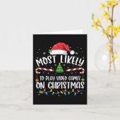 クリスマスファ遊ミリでビデオゲームをする可能性が最も高い カード (黄色い花)