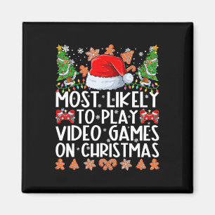 クリスマスファ遊ミリでビデオゲームをする可能性が最も高い マグネット
