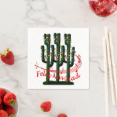 クリスマスフィエスタフェリズナビダパーティーカクテル スタンダードカクテルナプキン (インサイチュ)