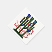 クリスマスフィエスタフェリズナビダパーティーカクテル スタンダードカクテルナプキン (角)