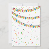 クリスマスフィエスタホリデーパーティー 招待状 (裏面)