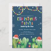 クリスマスフィエスタ招待状カッティパーティの招待状 招待状 (正面)