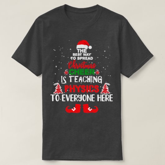 クリスマスフィジックスの各々の人クリスマスの各々 Tシャツ (デザイン正面)