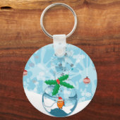 クリスマスフィッシュスプラット キーホルダー (正面)