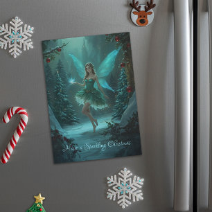 クリスマスフェアリーと魔法磁気カードの火花