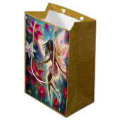 クリスマスフェアリーのコレクション – コーンローズ三つ編み髪 ミディアムペーパーバッグ (正面アングル)