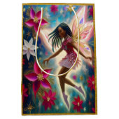 クリスマスフェアリーのコレクション – コーンローズ三つ編み髪 ミディアムペーパーバッグ (正面)