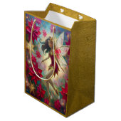 クリスマスフェアリーのコレクション – 中茶色の髪 ミディアムペーパーバッグ (裏面アングル)