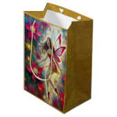 クリスマスフェアリーのコレクション – 濃い茶色の髪 ミディアムペーパーバッグ (正面アングル)