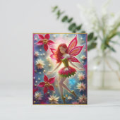 クリスマスフェアリーのコレクション – 赤毛 ポストカード (スタンド正面)