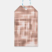 クリスマスフェアリーオンスパークルバラ金ゴールド ギフトタグ (裏面)