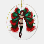 クリスマスフェアリーオーナメント セラミックオーナメント (左)