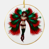 クリスマスフェアリーオーナメント セラミックオーナメント (裏面)