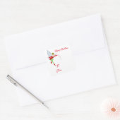 クリスマスフェアリーギフトラベルシール スクエアシール (封筒)