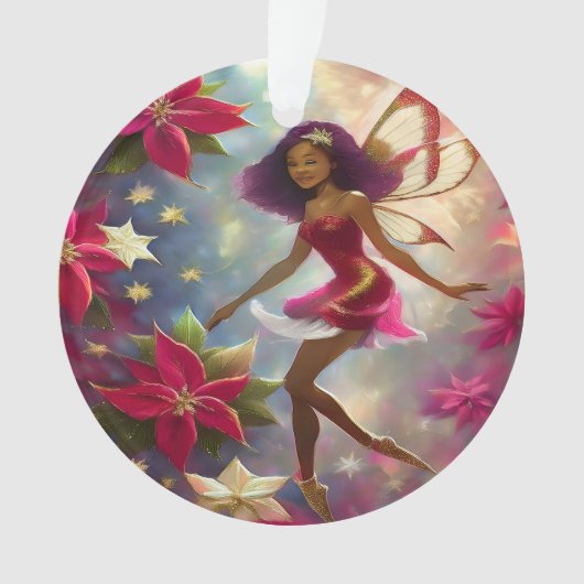 クリスマスフェアリーコレクションプラムティントナチュラルヘア オーナメント (正面)