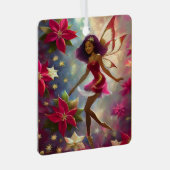クリスマスフェアリーコレクションプラムティントナチュラルヘア メタルオーナメント (正面右)