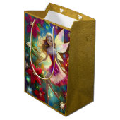 クリスマスフェアリーコレクション – アッシュブロンドヘア ミディアムペーパーバッグ (裏面アングル)