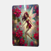 クリスマスフェアリーコレクション – オーバーンヘア メタルオーナメント (正面左)