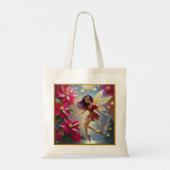 クリスマスフェアリーコレクション – ストレートプラムヘア トートバッグ (裏面)