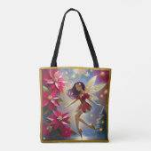 クリスマスフェアリーコレクション – ストレートプラムヘア トートバッグ (裏面)