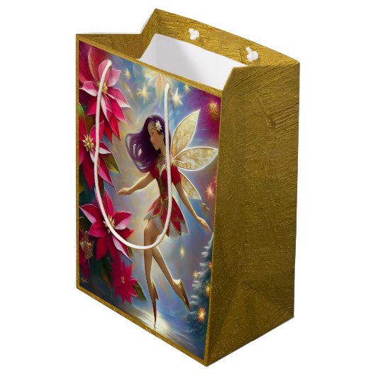 クリスマスフェアリーコレクション – ストレートプラムヘア ミディアムペーパーバッグ (裏面アングル)