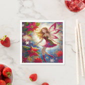 クリスマスフェアリーコレクション – Ginger Hair スタンダードカクテルナプキン (インサイチュ)