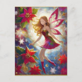 クリスマスフェアリーコレクション – Ginger Hair ポストカード (正面)