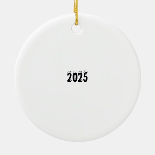 クリスマスフェアリーセラミックオーナメント セラミックオーナメント (裏面)