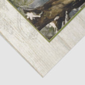 クリスマスフェアリーパインフォレストホリー素朴バーンウッド 薄葉紙 (詳細)