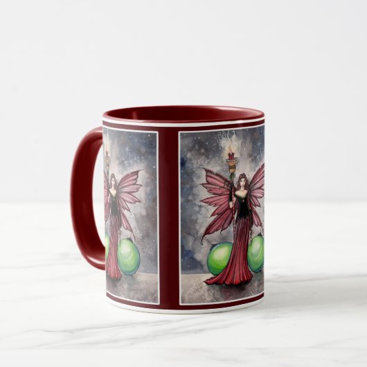 クリスマスフェアリーマグバイモリー・ハリソン マグカップ (正面左)