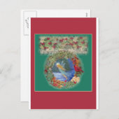 クリスマスフェアリーマジカルイラストレーション シーズンポストカード (正面/裏面)