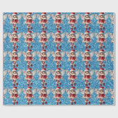 クリスマスフェアリーラッピング紙 ラッピングペーパー (フラット)