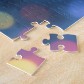 クリスマスフェアリー冬の森フェスティバル魔法 ジグソーパズル (側面)