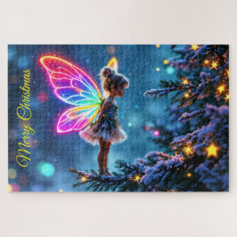 クリスマスフェアリー冬の森フェスティバル魔法 ジグソーパズル