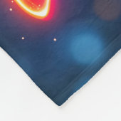 クリスマスフェアリー冬の森フェスティバル魔法 フリースブランケット (角)