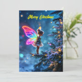 クリスマスフェアリー冬の森フェスティバル魔法 招待状 (スタンド正面)