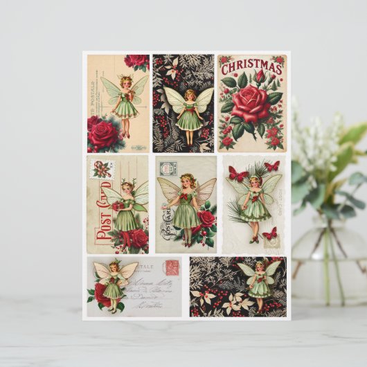 クリスマスフェアリー葉書エフエメラ (スタンド正面)