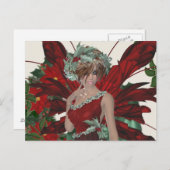 クリスマスフェアリー葉書 シーズンポストカード (正面/裏面)